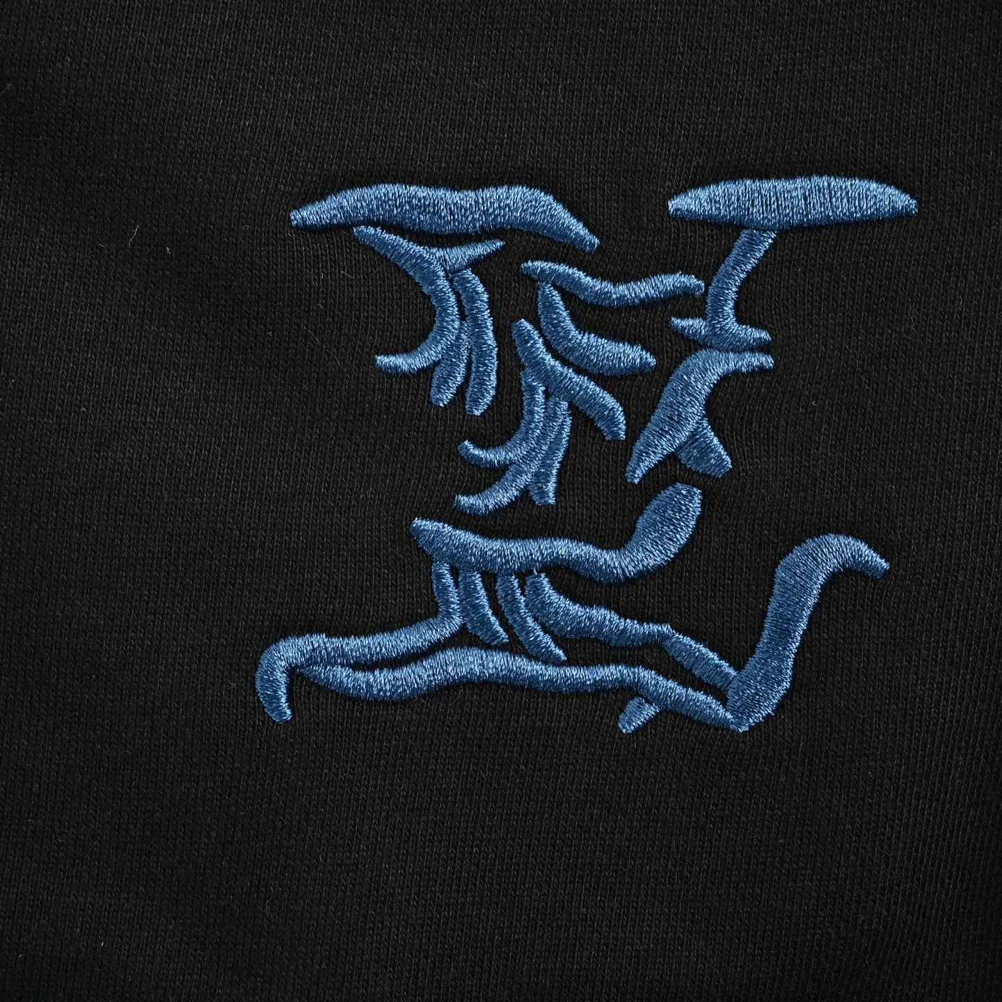 Louis Vuitton/Louis Vuitton 26ss Blue letter logo embroidered shorts